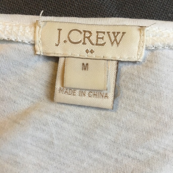 JCrew M gold lace covered shirt, mid length sleeve - Picture 3 of 6